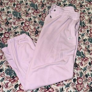 Light pink Nike women’s Nike sweat pants